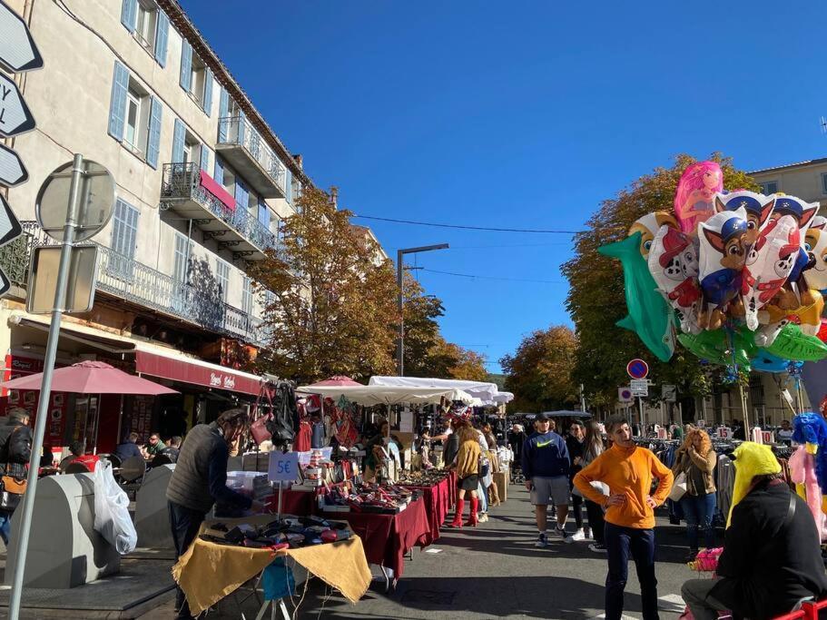 Akropole De Caroline, Central, Lumineux, Calme, Free Parking, Lift, 3 Beds Draguignan Bagian luar foto